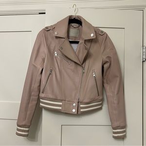 Soia & Kyo pink leather jacket